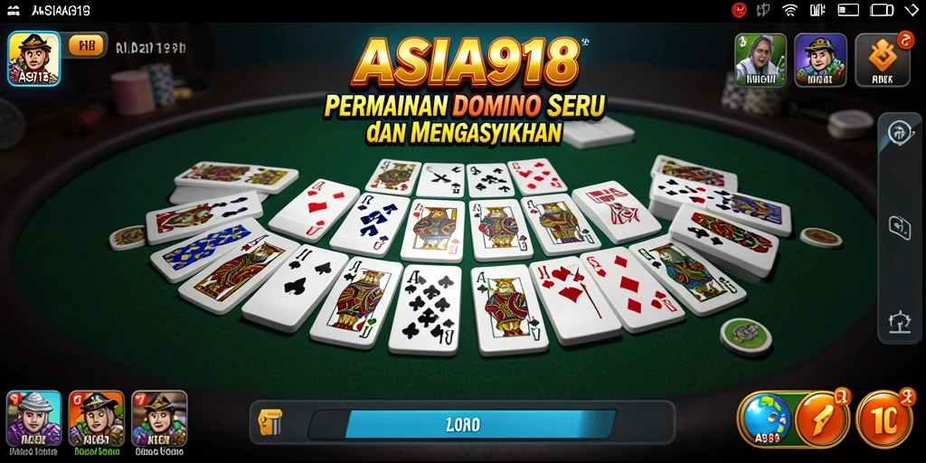 Screenshot gameplay ASIA918 menampilkan aksi Domino yang seru.