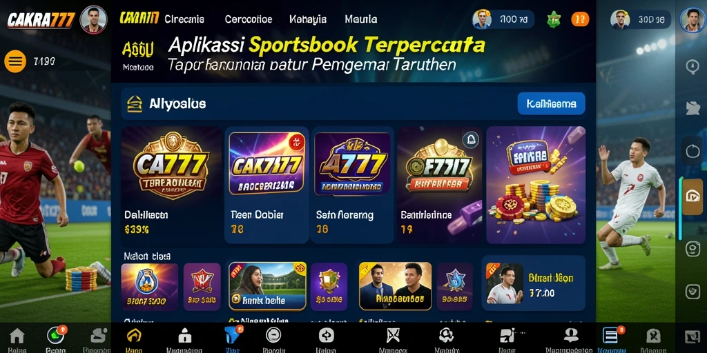 Tampilan gameplay menarik dari CAKRA777 saat melakukan taruhan olahraga.