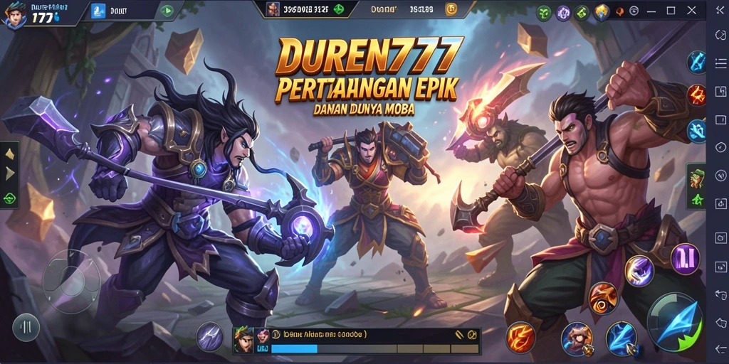Gameplay seru dan strategi tim dalam DUREN777.
