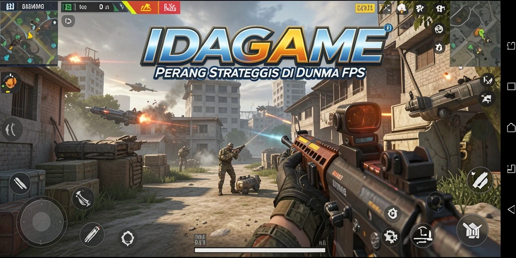 Screenshot menampilkan gameplay intens dengan grafis menakjubkan dari IDAGAME.