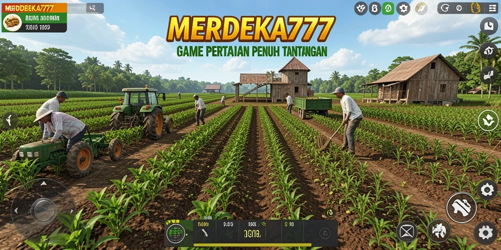 Tampilan gameplay MERDEKA777 yang menarik dan penuh warna.