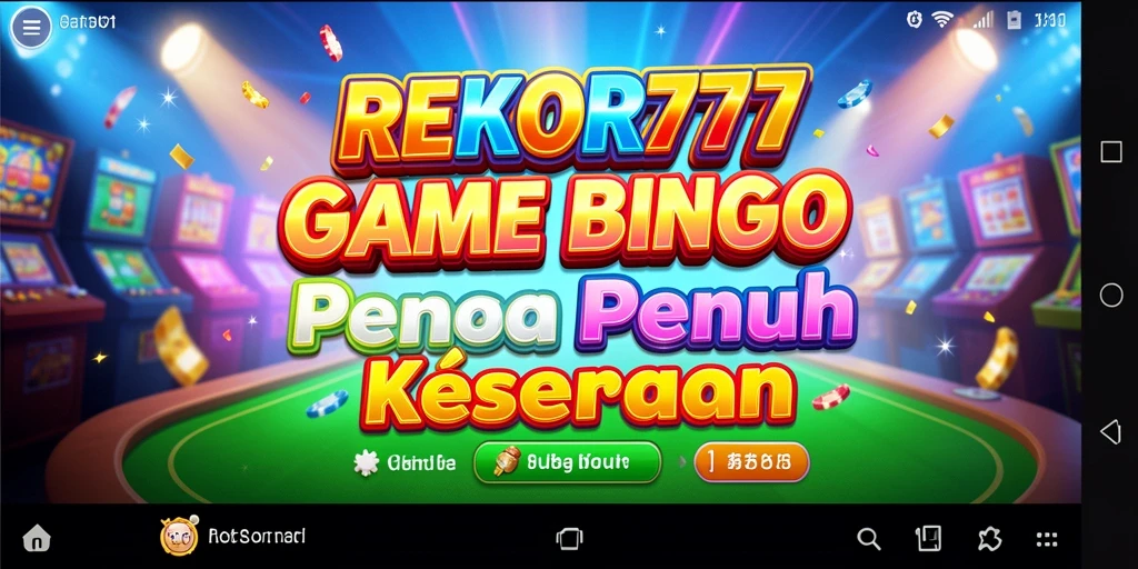 Tampilan gameplay Bingo yang seru dan menarik di REKOR777.