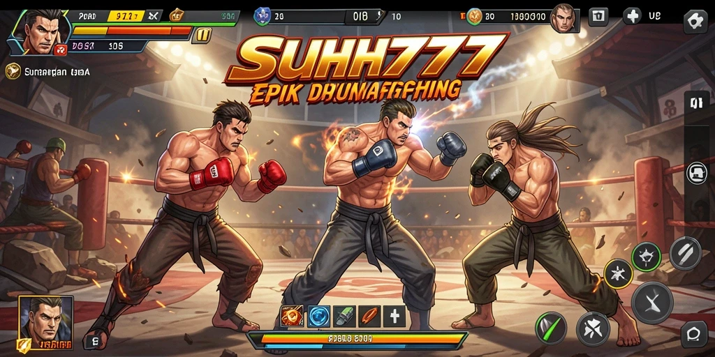 Screenshot gameplay SUHU777 yang menunjukkan aksi pertarungan mendebarkan.